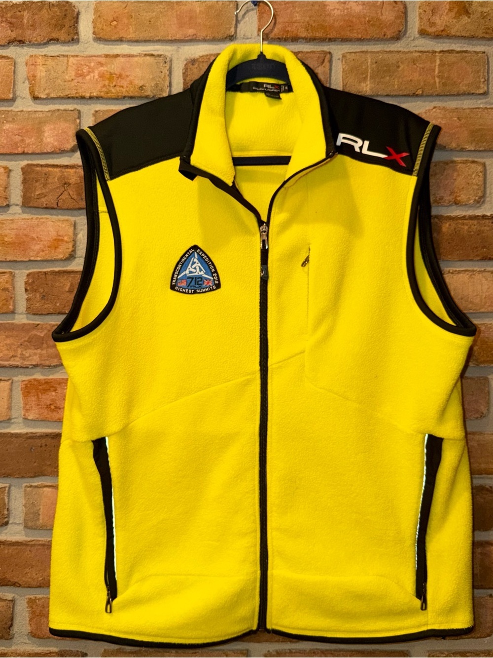 RLX Ralph Lauren Transcontinental Expedition 2012 zip up fleece size XL